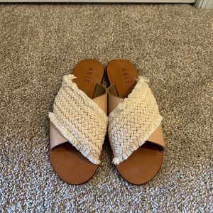 NWOT Able Macrame Slip On Boardwalk Shoes
